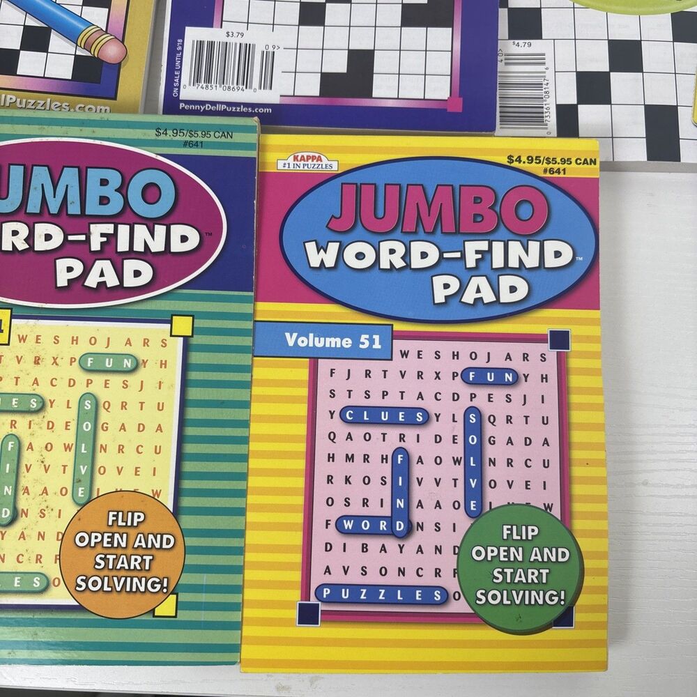 Lot of 12 Dell Penny Press LA Times Kappa Break Easy Crossword Puzzle Books - Picture 9 of 10